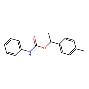 1-(4-methylphenyl)ethyl N-phenylcarbamate structure