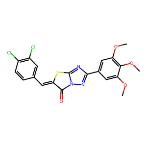 C20H15Cl2N3O4S structure