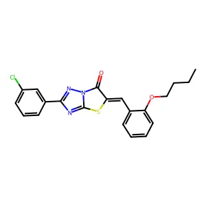 C21H18ClN3O2S structure