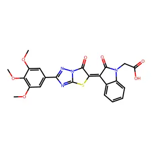 C23H18N4O7S structure