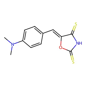 5-[4-(Dimethylamino)benzylidene]-1,3-oxazolidine-2,4-dithione structure