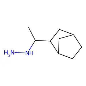 Hydrazine, (2-bicyclo(2.2.1)hept-2-ylethyl)- structure