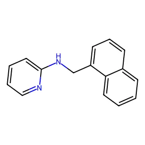 N-(naphthalen-1-ylmethyl)pyridin-2-amine structure