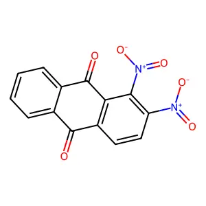 9,10-Anthracenedione, 1,2-dinitro- structure