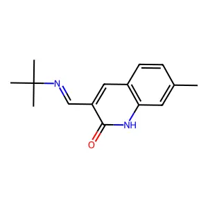 3-((tert-Butylimino)methyl)-7-methylquinolin-2(1H)-one structure