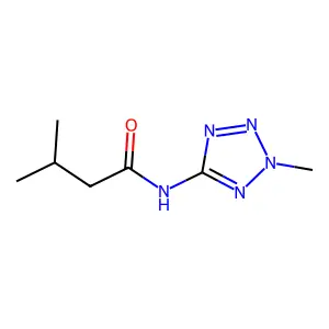 3-甲基-N-(2-甲基-2H-四唑-5-基)丁酰胺 structure
