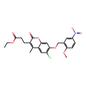 C23H22ClNO8 structure