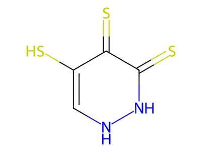 5-Sulfanyl-1,2-dihydropyridazine-3,4-dithione structure