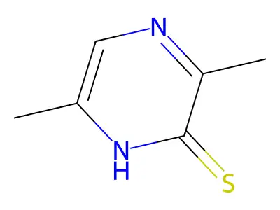 3,6-Dimethyl-2(1H)-pyrazinethione structure