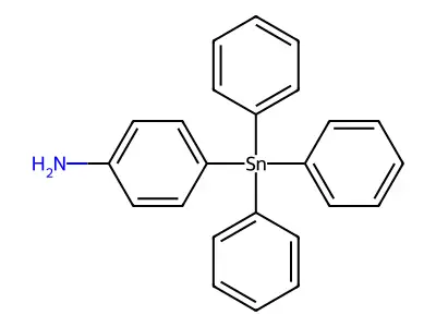 4-(Triphenylstannyl)aniline structure