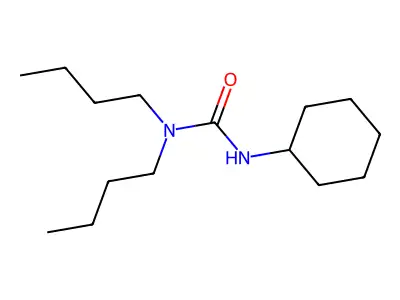 3-Cyclohexyl-1,1-dibutylurea structure