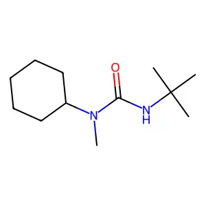 3-Tert-butyl-1-cyclohexyl-1-methylurea structure