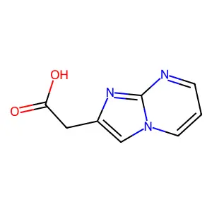 咪唑并(1,2-a)嘧啶-2-乙酸 structure