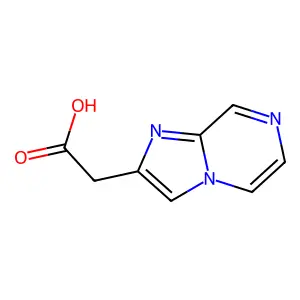 Imidazo[1,2-a]pyrazine-2-aceticacid structure
