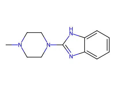 2-(4-Methyl-1-piperazinyl)-1H-benzimidazole structure
