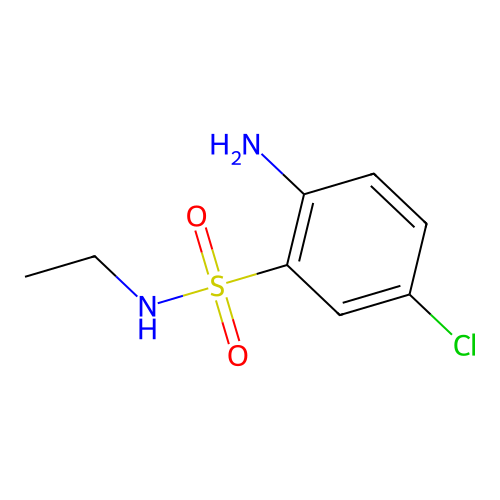 2-amino-5-chloro-N-ethylbenzenesulfonamide structure