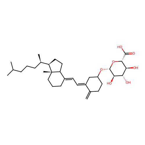 VD3-Glucopyranoside structure