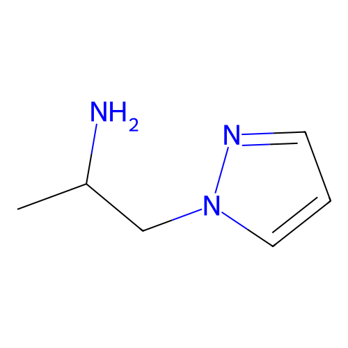 1-(1H-pyrazol-1-yl)propan-2-amine structure