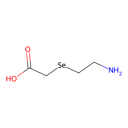 Se-Carboxymethyl-selenocysteamine structure