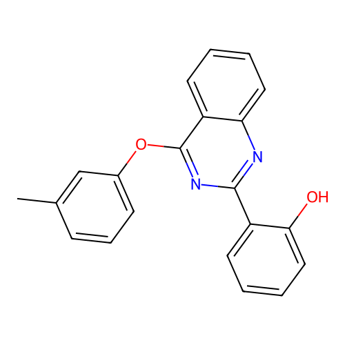 2-[4-(3-Methylphenoxy)quinazolin-2-yl]phenol structure