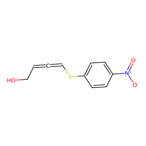 4-[(4-Nitrophenyl)sulfanyl]buta-2,3-dien-1-ol structure