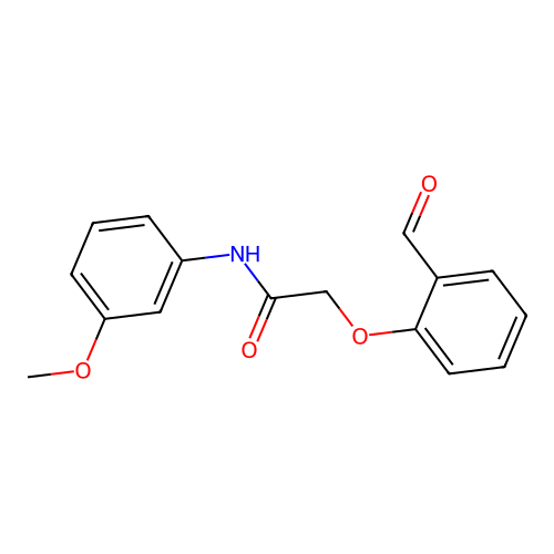 2-(2-Formyl-phenoxy)-N-(3-methoxy-phenyl)-acetamide structure