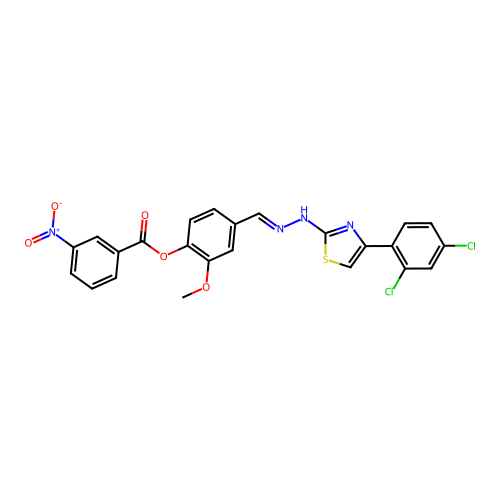 C24H16Cl2N4O5S structure