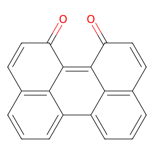 Perylene-1,12-quinone structure