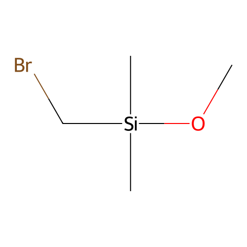 (Bromomethyl)methoxydimethylsilane structure