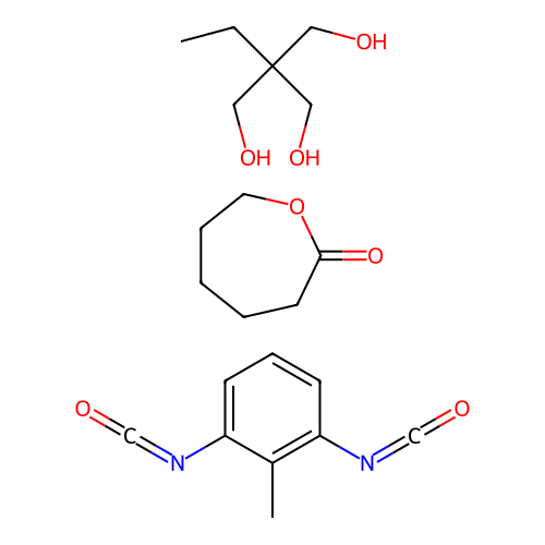 (C9-H6-N2-O2.C6-H14-O3.C6-H10-O2)x- structure