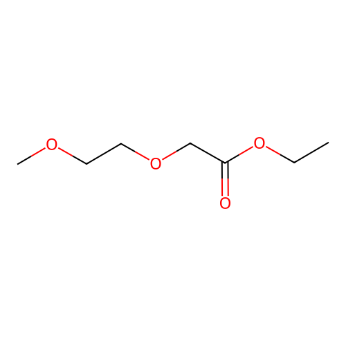 Ethyl 2-(2-methoxyethoxy)acetate structure