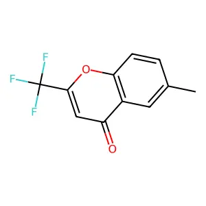 6-Methyl-2-(trifluoromethyl)chromen-4-one structure