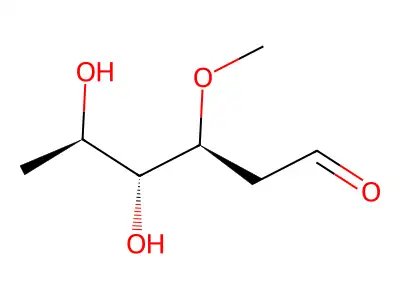 beta-Cymaropyranose structure