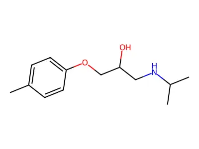 1-(4-Methylphenoxy)-3-(propan-2-ylamino)propan-2-ol structure