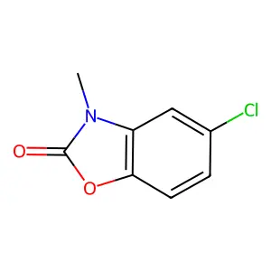 2-Benzoxazolinone, 5-chloro-3-methyl- structure