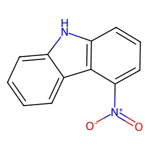 4-Nitrocarbazole structure