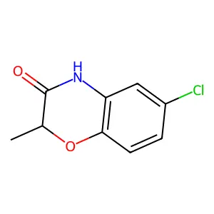 2H-1,4-Benzoxazin-3(4H)-one, 6-chloro-2-methyl- structure