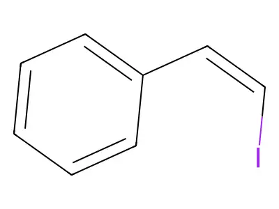 Benzene, (2-iodoethenyl)- structure