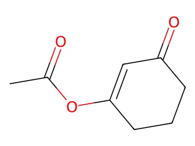 3-Acetoxy-2-cyclohexen-1-one structure