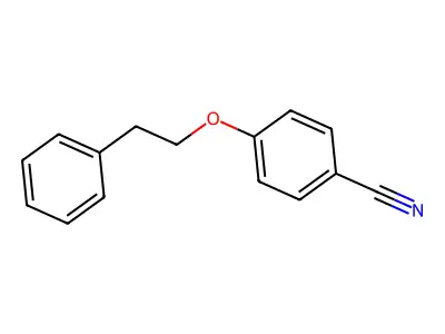 4-Phenethyloxybenzonitrile structure