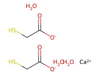 Calcium 2-sulfidoacetate structure