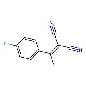 2-[1-(4-Fluorophenyl)ethylidene]propanedinitrile structure