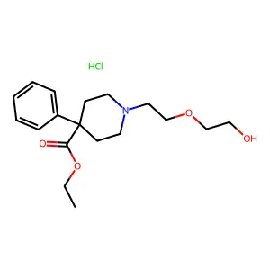 Etoxeridine hydrochloride structure