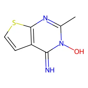 2-Methylthieno[2,3-d]pyrimidin-4-amine 3-oxide structure