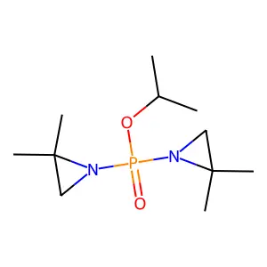 Propan-2-yl bis[(2,2-dimethylaziridin-1-yl)]phosphinate structure