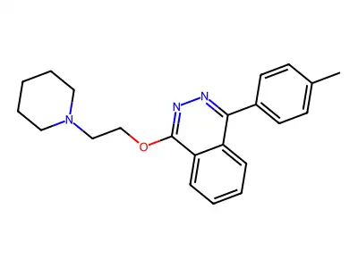 1-(4-Methylphenyl)-4-(2-piperidin-1-ylethoxy)phthalazine structure
