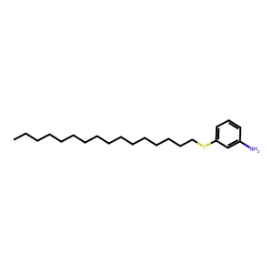 3-Hexadecylthioaniline structure