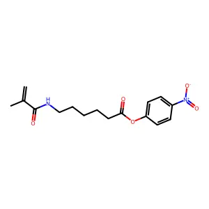 (4-Nitrophenyl) 6-(2-methylprop-2-enoylamino)hexanoate structure