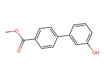 Methyl 4-(3-hydroxyphenyl)benzoate structure