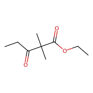 Ethyl 2,2-dimethyl-3-oxopentanoate structure